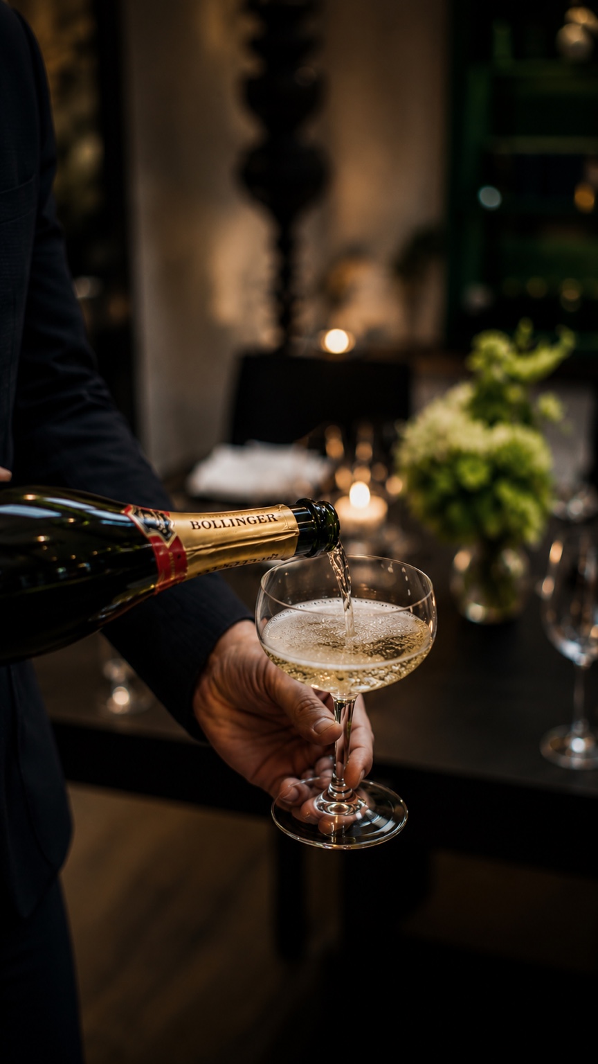 Champagner zur mobilen Austernbar München